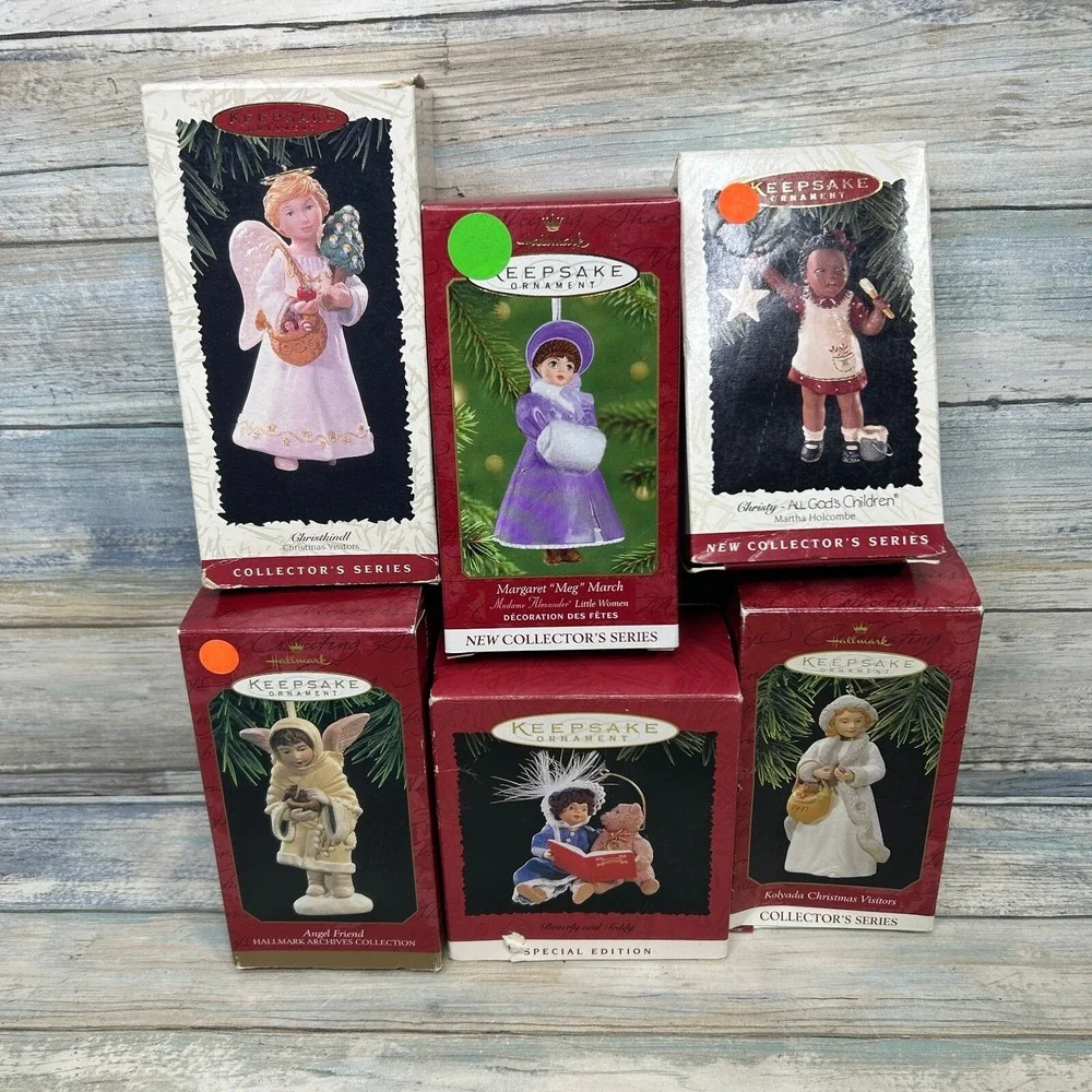 Hallmark Keepsake Ornament Lot Kolyada Angel Christy  Margaret Christkindl